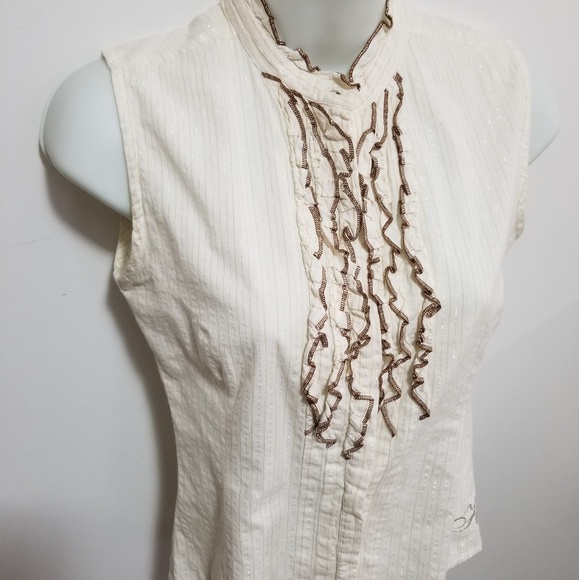 Bench white button up blouse - Picture 3 of 7